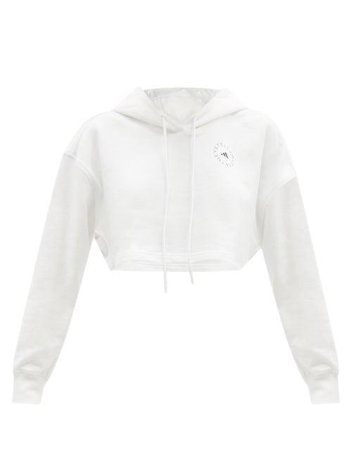 Matchesfashion.com Adidas By Stella Mccartney - Future Playground Cotton-jersey Sweatshirt - Womens - White