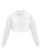 Matchesfashion.com Adidas By Stella Mccartney - Future Playground Cotton-jersey Sweatshirt - Womens - White