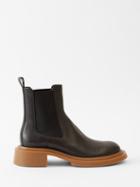 Loewe - Leather Chelsea Boots - Mens - Black