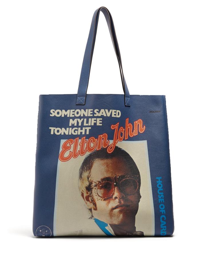 Gucci Elton John Leather Tote Bag