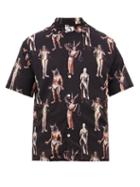 Matchesfashion.com Endless Joy - Hamlets Mill Printed Short Sleeved Shirt - Mens - Black Multi