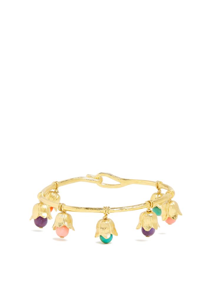 Aurélie Bidermann Lily Of The Valley Gold-plated Bracelet