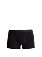 Matchesfashion.com Comme Des Garons Shirt - Cotton Jersey Boxer Shorts - Mens - Black