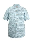 Faherty Coast Wave-print Cotton Shirt