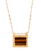 Matchesfashion.com Orit Elhanati - Venice 18kt Gold & Sapphire Necklace - Womens - Brown