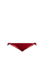 Matchesfashion.com Biondi - Ria Tie Side Bikini Briefs - Womens - Burgundy