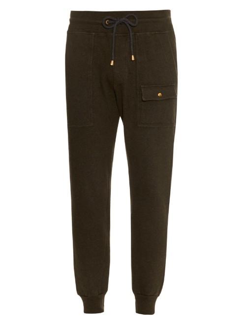 Michael Bastian Pocket-detail Cotton-jersey Trackpants
