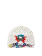 Matchesfashion.com Missoni Mare - Zigzag Knitted Turban - Womens - White Multi