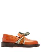 Maison Margiela Front-tie Leather Loafers