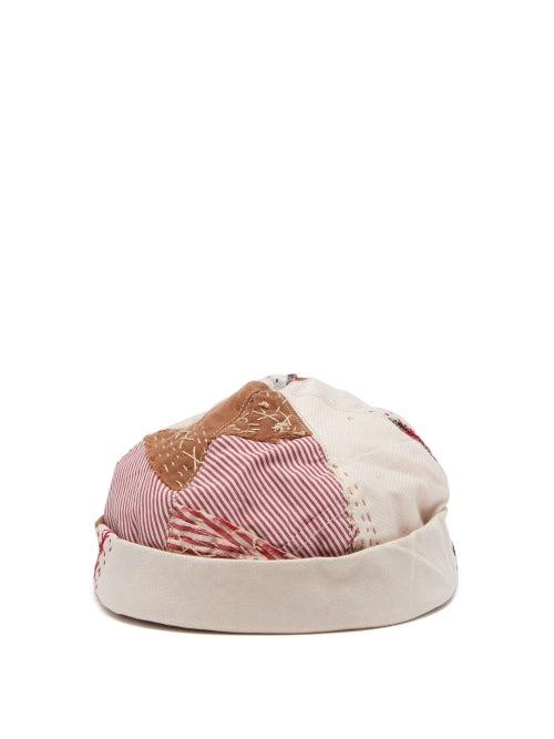 Matchesfashion.com By Walid - Emperor Upcycled Patchworked Hat - Mens - Beige