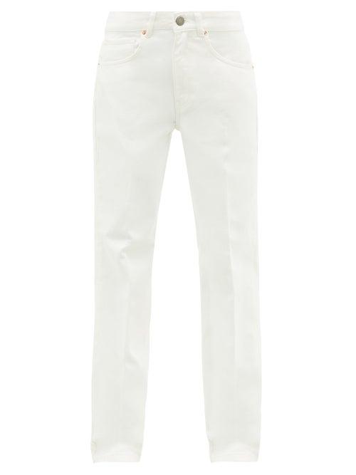 Matchesfashion.com Raey - Push Straight Leg Jeans - Womens - White