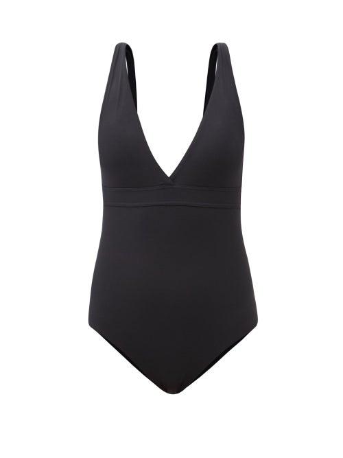 Melissa Odabash - Pompeii V-neck Swimsuit - Womens - Black