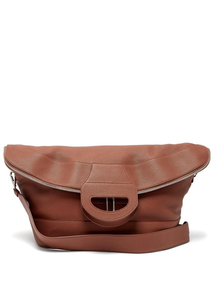 Jil Sander Grained-leather Tote Bag