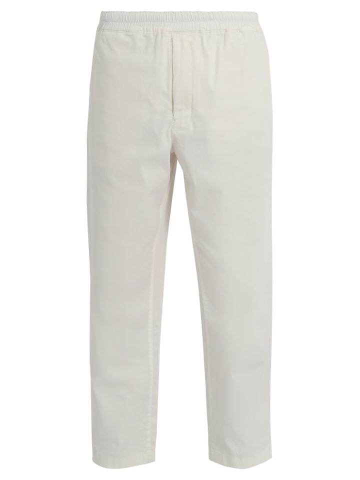 Acne Studios Alvin Straight-leg Stretch-cotton Trousers