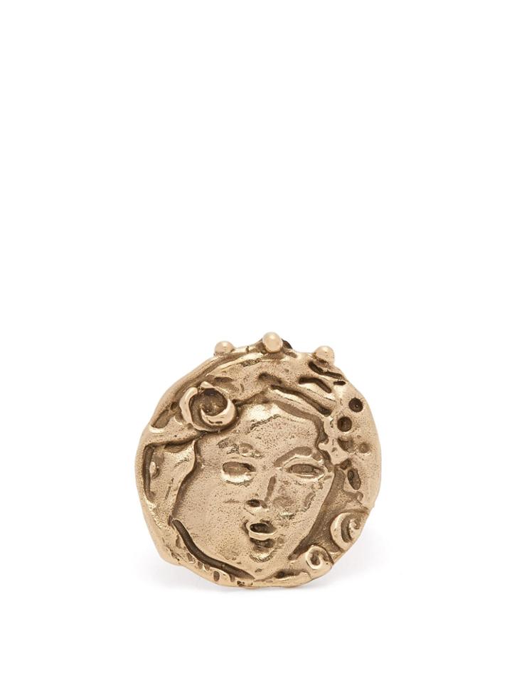Joanne Burke Beatrice Engraved Coin Ring