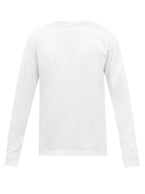 Reigning Champ - Cotton-jersey Long-sleeved T-shirt - Mens - White