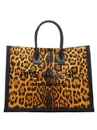 Matchesfashion.com Saint Laurent - Leopard-print Canvas Tote Bag - Womens - Leopard
