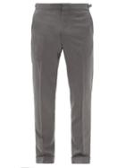 Matchesfashion.com Caruso - Macbeth Wool-blend Twill Suit Trousers - Mens - Grey
