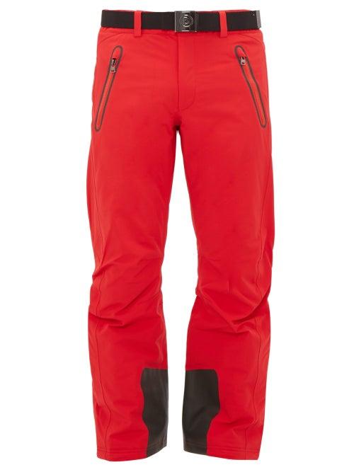 Matchesfashion.com Bogner - Tobi Soft Shell Ski Trousers - Mens - Red
