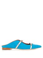 Malone Souliers Maureen Backless Suede Flats