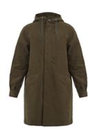 A.p.c. 87 Hooded Brushed-cotton Parka