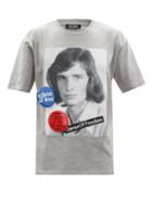 Mens Rtw Raf Simons - Portrait-print Cotton-jersey T-shirt - Mens - Grey