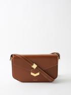 Demellier - London Midi Leather Shoulder Bag - Womens - Tan