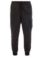 Matchesfashion.com Greg Lauren - Baker Lounge Side-stripe Cotton-jersey Track Pants - Mens - Black