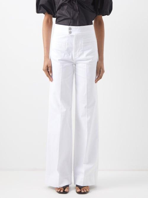 Frame - Le Hardy Wide-leg Jeans - Womens - White