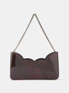 Christian Louboutin - Hot Chick Patent-leather Shoulder Bag - Womens - Black