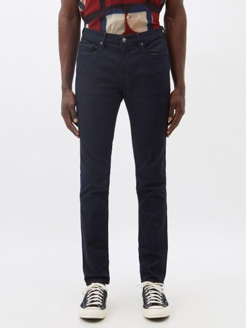 Frame - L'homme Slim-leg Jeans - Mens - Dark Blue