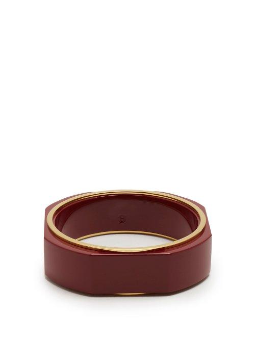 Matchesfashion.com Objet Singulier - Chunky Geometric Bracelet - Womens - Red