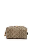 Matchesfashion.com Gucci - Ophidia Gg Supreme Canvas Make Up Bag - Womens - Brown Multi