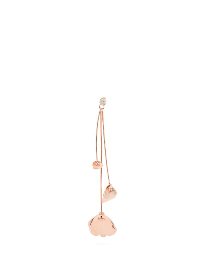 Ryan Storer Flores Muertas Rose Gold-plated Single Earring