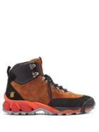 Matchesfashion.com Burberry - Monogram Logo Suede Hiking Boots - Mens - Black Multi