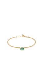 Matchesfashion.com Mukhi Sisters - No Guts, No Glory Emerald & 18kt Gold Bracelet - Womens - Green Gold