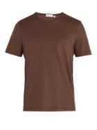 Matchesfashion.com Thorsun - Crew Neck Cotton Jersey T Shirt - Mens - Brown