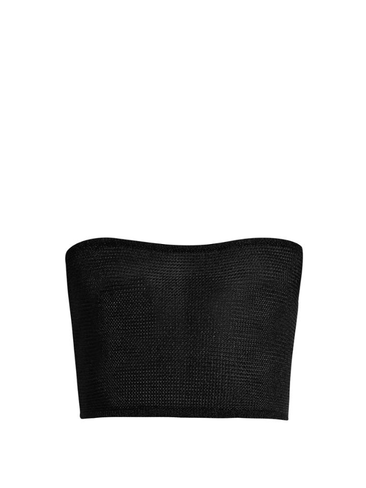 Balmain Stretch-knit Bandeau Top