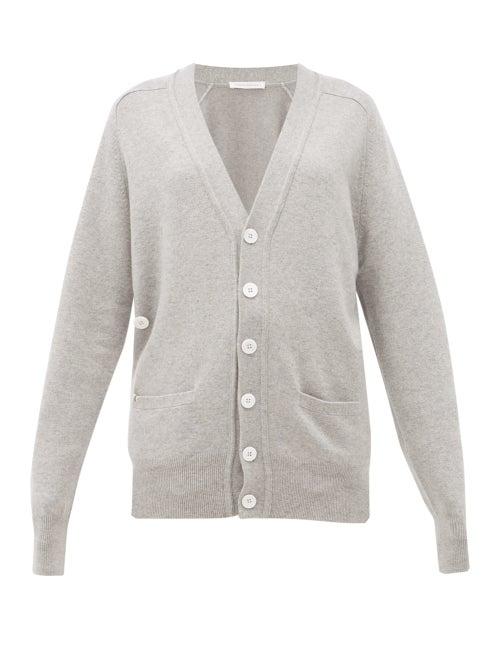 Matchesfashion.com Extreme Cashmere - No.117 Stretch Cashmere Cardigan - Womens - Grey