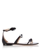 Chloé Mike Bow-front Leather Sandals