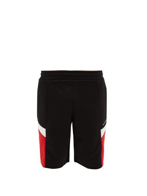 Matchesfashion.com Givenchy - Panelled Technical-blend Track Shorts - Mens - Black Multi