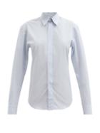Matchesfashion.com Umit Benan B+ - Richard Cotton-poplin Shirt - Womens - Light Blue