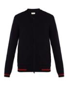 Matchesfashion.com Oliver Spencer - Manor Zip Through Wool Cardigan - Mens - Navy