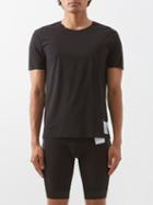 Satisfy - Crew-neck Jersey T-shirt - Mens - Black