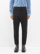 Nili Lotan - Paris Cotton-blend Twill Trousers - Mens - Black