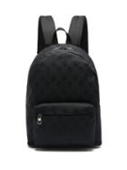 Matchesfashion.com Alexander Mcqueen - Metropolitan Biker Skull Coated-canvas Backpack - Mens - Black