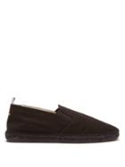 Matchesfashion.com Castaer - Joel C Cotton-canvas Espadrilles - Mens - Black