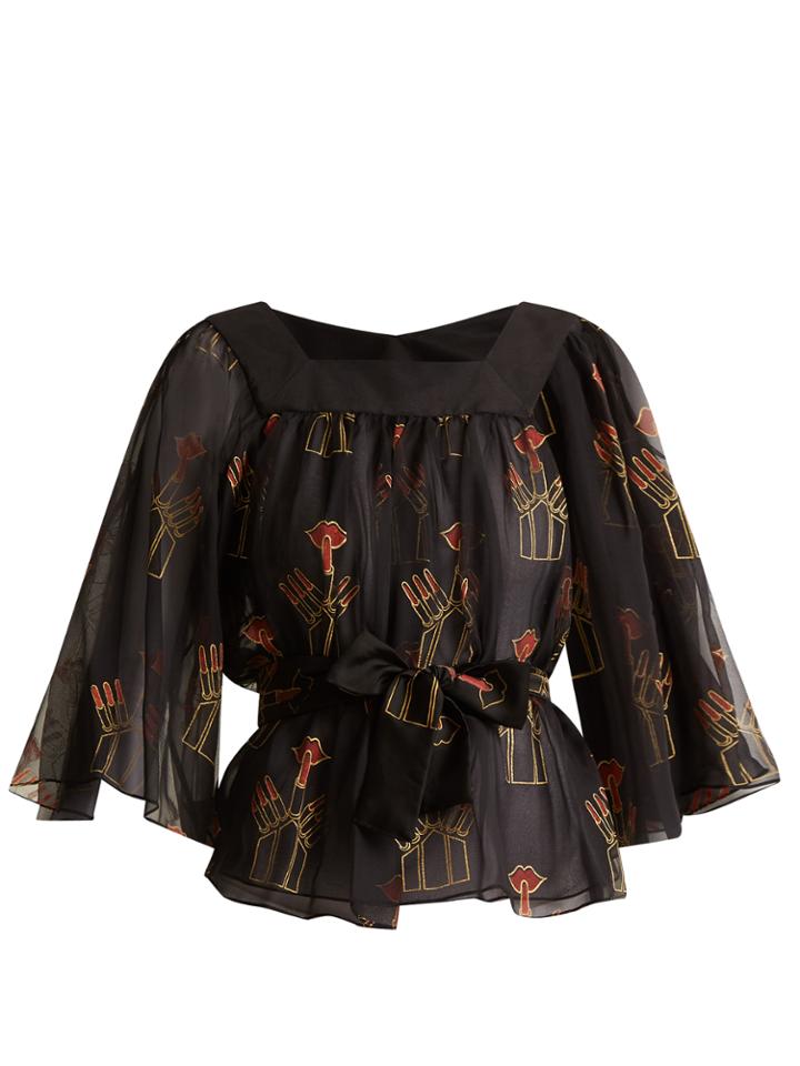 Zandra Rhodes Archive The 1967 Lipstick Blouse