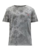 Matchesfashion.com Gramicci - One Point Tie-dye Cotton-jersey T-shirt - Mens - Grey
