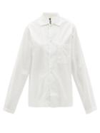 Ladies Lingerie Tekla - Organic-cotton Poplin Pyjama Shirt - Womens - White
